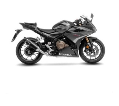 LEOVINCE TERMINALE SCARICO NERO HONDA CBR500 R 19-23 ACCIAIO INOX