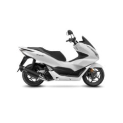 LEOVINCE SCHWARZER AUSPUFFSCHALLDAMPFER HONDA PCX 125 21-24 EDELSTAHL