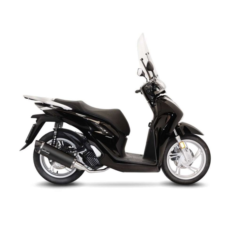 LEOVINCE TERMINALE SCARICO NERO HONDA SH 150i 21-23 ACCIAIO INOX