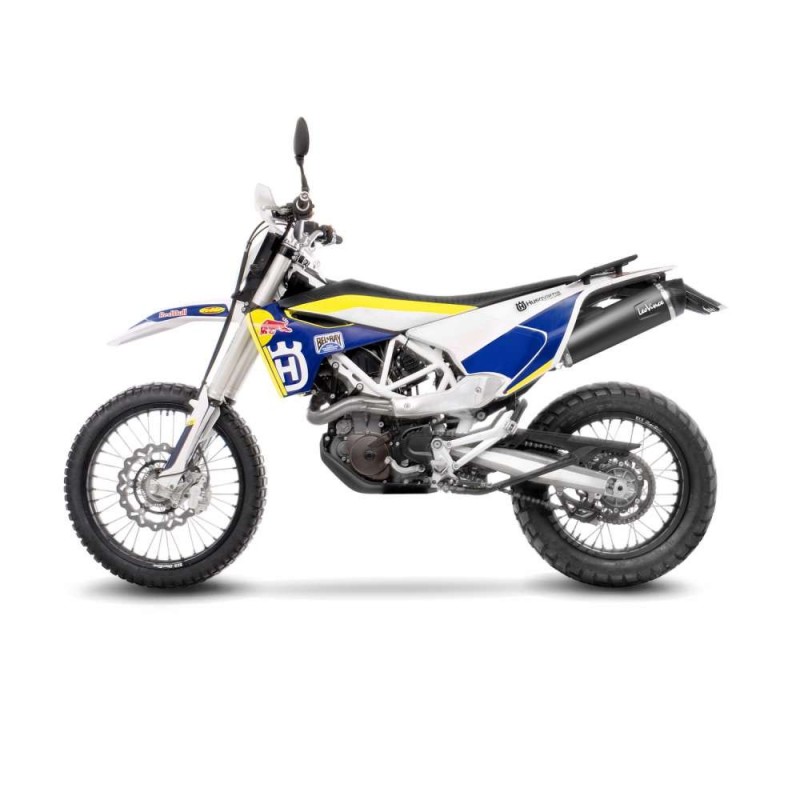 SILENCIADOR DE ESCAPE LEOVINCE NEGRO HUSQVARNA 701 ENDURO 17-20 ACERO INOXIDABLE