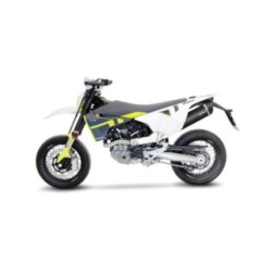 LEOVINCE SCHWARZER AUSPUFFSCHALLDAMPFER HUSQVARNA 701 SUPERMOTO 21-24 EDELSTAHL