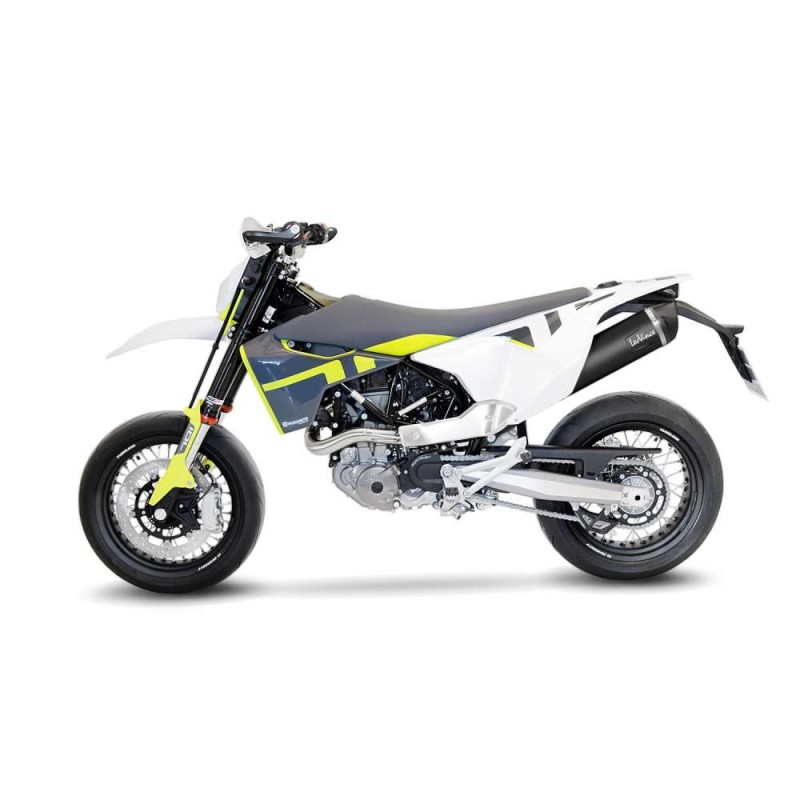 LEOVINCE SCHWARZER AUSPUFFSCHALLDAMPFER HUSQVARNA 701 SUPERMOTO 21-24 EDELSTAHL