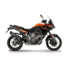 LEOVINCE TERMINALE SCARICO NERO KTM 1090 ADVENTURE 17-18 ACCIAIO INOX