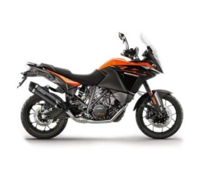 LEOVINCE TERMINALE SCARICO NERO KTM 1090 ADVENTURE 17-18 ACCIAIO INOX