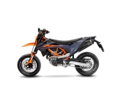 LEOVINCE SCHWARZER AUSPUFFSCHALLDAMPFER KTM 690 ENDURO R 19-24 EDELSTAHL