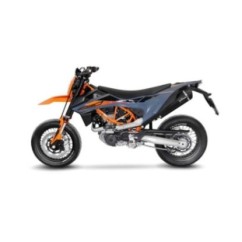 LEOVINCE SCHWARZER AUSPUFFSCHALLDAMPFER KTM 690 ENDURO R 19-24 EDELSTAHL