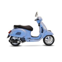 LEOVINCE SCHWARZER AUSPUFFSCHALLDAMPFER PIAGGIO VESPA GTS 125 dh 17-20 EDELSTAHL