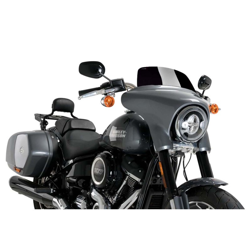 PUIG CARENABRIS HIGH-ROAD SPORT HARLEY DAVIDSON SOFTAIL SPORT GLIDE FLSB 18-21 NEGRO