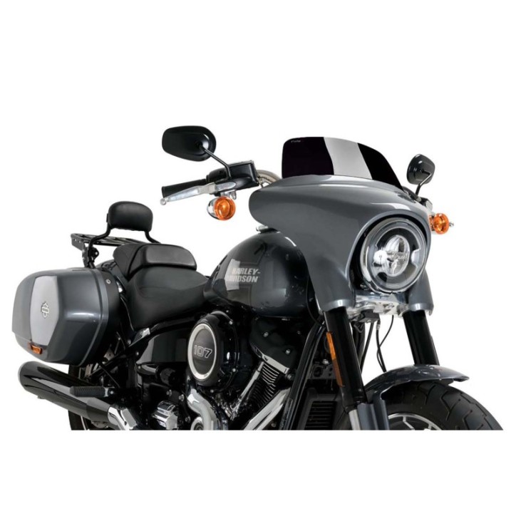 PUIG CARENABRIS HIGH-ROAD SPORT PARA HARLEY D. SOFTAIL SPORT GLIDE FLSB 18-21 NEGRO