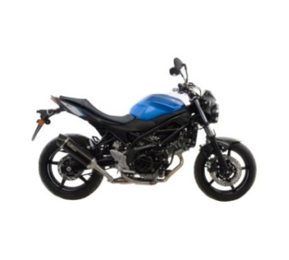 SILENCIADOR DE ESCAPE LEOVINCE NEGRO SUZUKI SV 650 16-24 ACERO INOXIDABLE