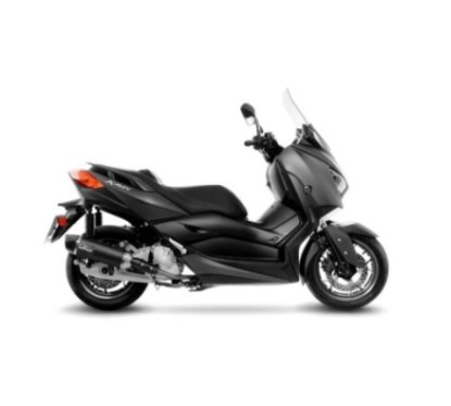 LEOVINCE TERMINALE SCARICO NERO YAMAHA X-MAX 125 18-20 ACCIAIO INOX