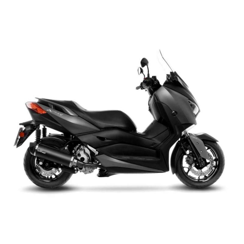 LEOVINCE TERMINALE SCARICO NERO YAMAHA X-MAX 300 17-20 ACCIAIO INOX