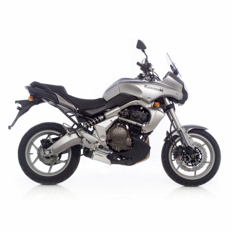 SILENCIADOR DE ESCAPE LEOVINCE BAJOS KAWASAKI VERSYS 650 07-08 ACERO INOXIDABLE