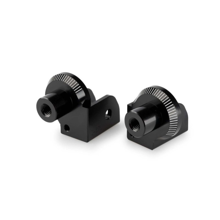 PUIG ADATTATORI FOOTPEGS. FISSI CONDUCENTE FOR BENELLI TRK 702 23-24 BLACK