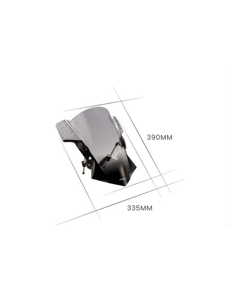 pare-brise universel puig modele rafale husqvarna vitpilen 125 24 25