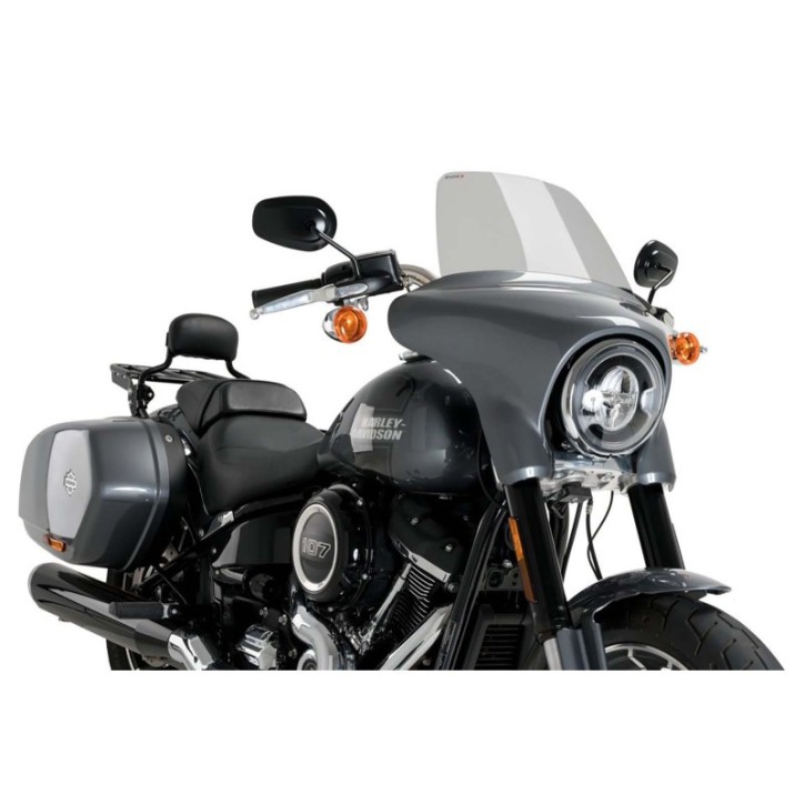 PUIG CARENABRIS HIGH-ROAD TOURING PARA HARLEY D. SOFTAIL SPORT GLIDE FLSB 18-21 AHUMADO