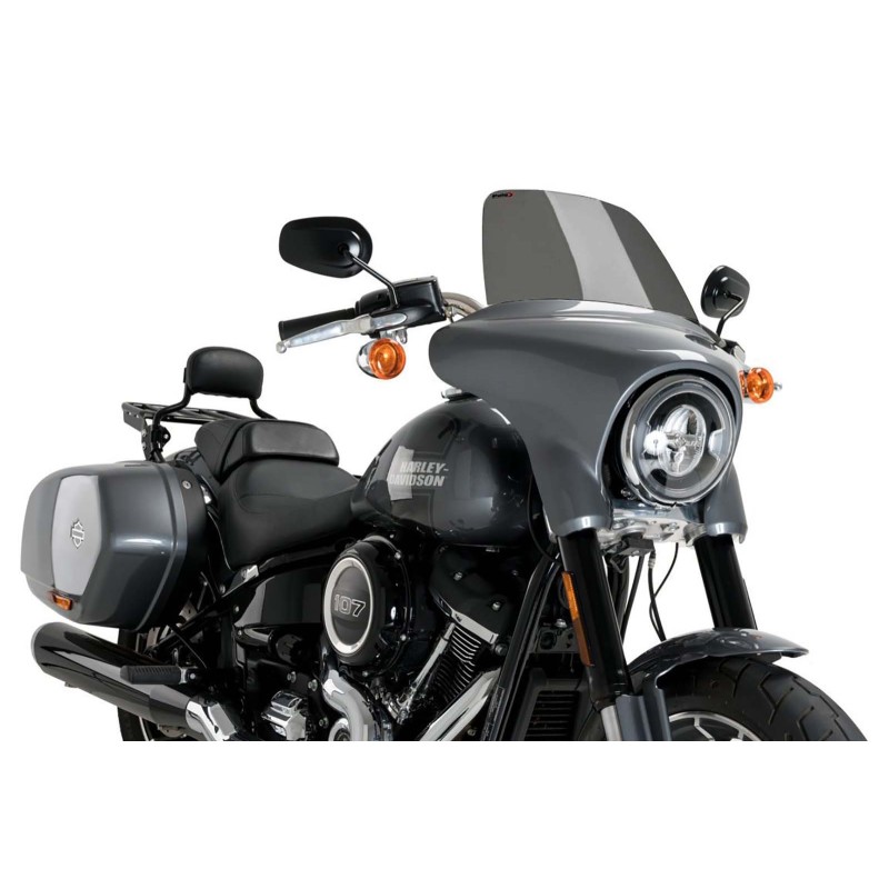 PUIG CARENABRIS HIGH-ROAD TOURING HARLEY D. SOFTAIL SPORT GLIDE FLSB 18-21 AHUMADO OSCURO