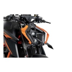 ALERON DELANTERO PUIG DOWNFORCE NAKED KTM 1390 SUPERDUKE R EVO 2024 NEGRO MATE