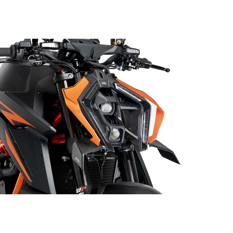 ALERON DELANTERO PUIG DOWNFORCE NAKED KTM 1390 SUPERDUKE R EVO 2024 NEGRO MATE