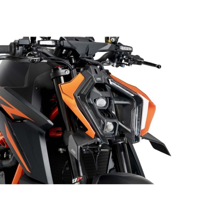 ALERON DELANTERO PUIG DOWNFORCE NAKED PARA KTM 1390 SUPERDUKE R EVO 2024 NEGRO MATE