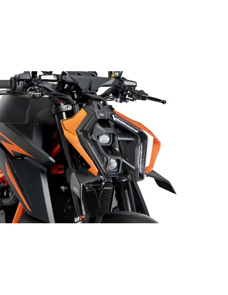 puig spoiler anteriore downforce naked ktm 1390 superduke r 24 25 nero opaco