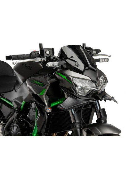 Puig Frontspoiler Downforce Naked Kawasaki Z650 21 25 Carbon-Look