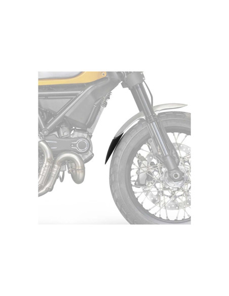 puig front fender extension for ducati scrambler classic 15 18 matt black