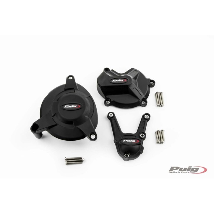 PUIG PROTEZIONE CARTER MOTORE TRACK PER CAMPIONATO PER BMW S1000R 14-16 NERO