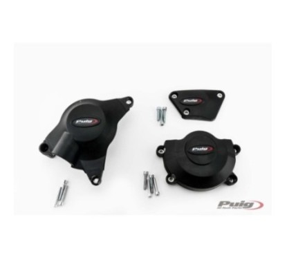 PUIG PROTEZIONE CARTER MOTORE TRACK PER CAMPIONATO YAMAHA YZF-R6 17-20 NERO