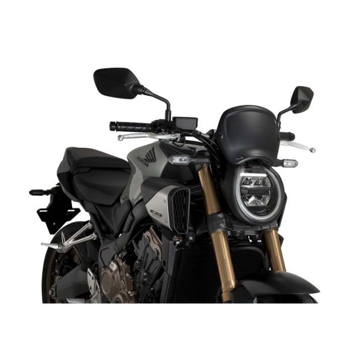 CARENADO DELANTERO PUIG PARA HONDA CB650R NEO SPORTS CAFE ECLUTCH 2024 NEGRO MATE