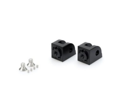 PUIG POGG-ADAPTER EINSTELLBARER FAHRER HONDA CB650R NEO SPORTS CAFE ECLUTCH 2024 SCHWARZ