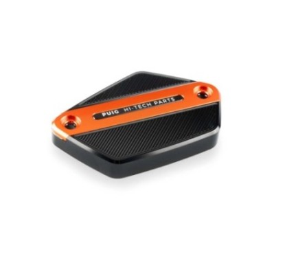 PUIG TAPPO SERBATOIO ANTERIORE PER FLUIDO FRENO KTM DUKE 125 2024 ARANCIONE