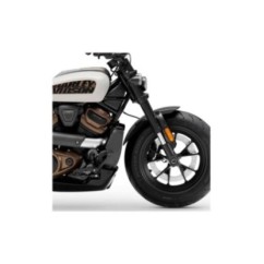 EXTENSION DE GARDE-BOUE AVANT PUIG HARLEY D. SPORTSTER S 21-24 NOIR MAT