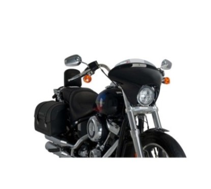 PUIG CUPOLINO BATWING SML SPORT PER HARLEY DAVIDSON SOFTAIL LOW RIDER FXLR ANNO 18-20 COLORE FUME CHIARO