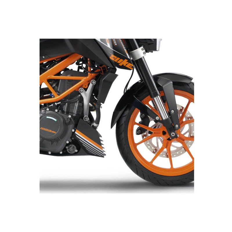 puig estensione parafango anteriore per ktm 125 duke 17 23 nero opaco