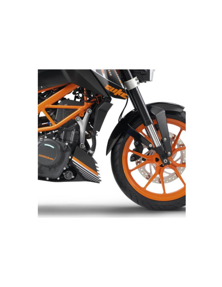 Extension de garde-boue avant Puig pour KTM 125 Duke 17-23, noir mat