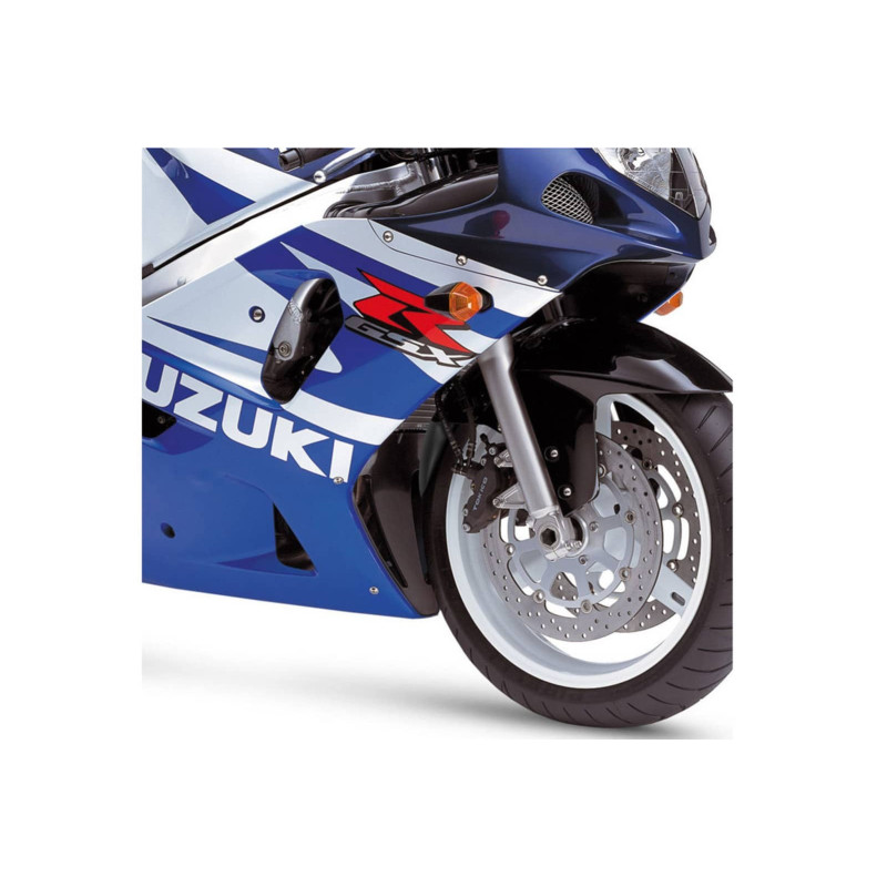 puig front fender extension for suzuki gsx r600 01 03 matt black