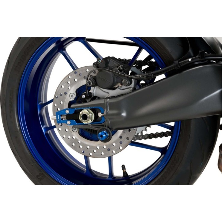 TENDEUR DE CHAINE PUIG POUR YAMAHA MT-09 2024 BLEU