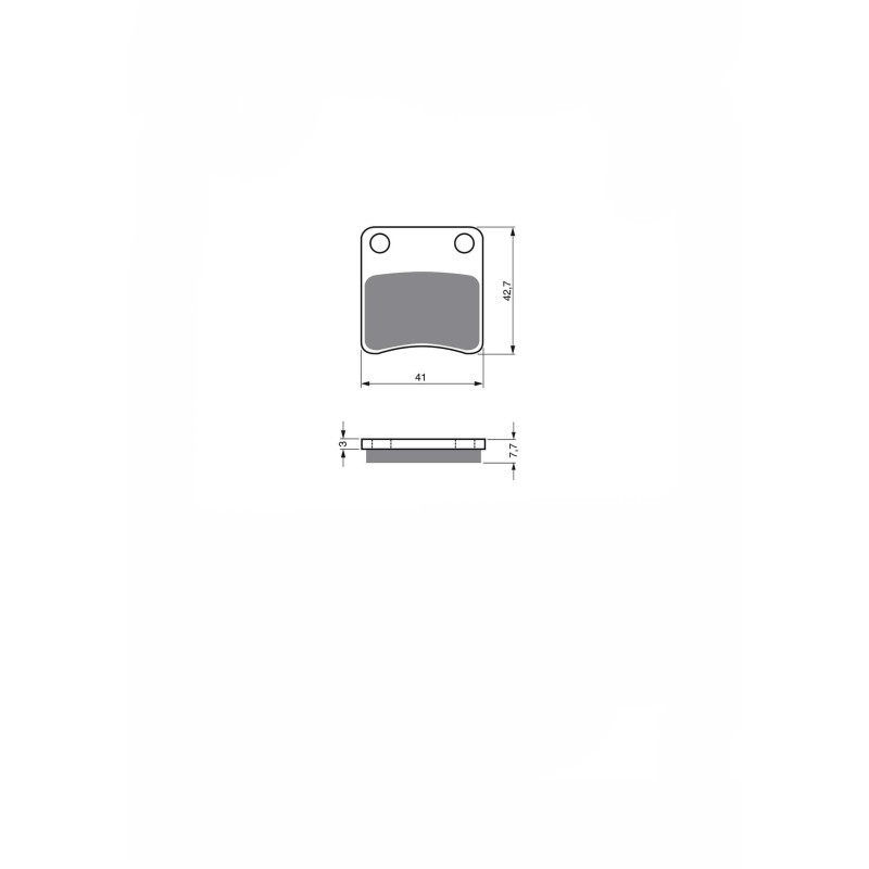 DELTA SEMI-METALLIC BRAKE PAD KX COMPOUND DAELIM GZ 50 MESSAGE 97-02-OFFER