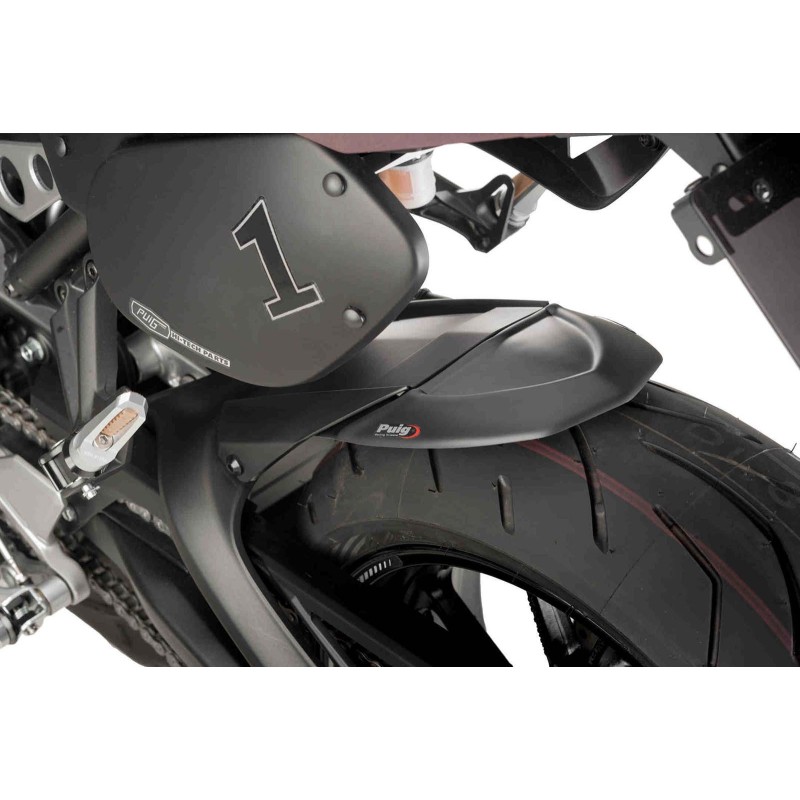 PUIG ESTENSIONE PARAFANGO POSTERIORE PER KAWASAKI NINJA H2 ANNO 15-22 COLORE NERO OPACO