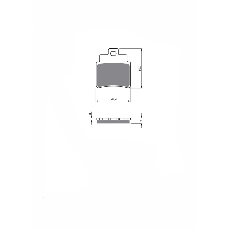 PASTILLAS DE FRENO DELTA SEMIMETALICAS KX MASAI COMPUESTO A 300 QUAD 05-07-OFERTA