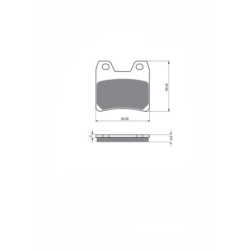 delta semi-m brake pad kx mount on yamaha xjr1300 np 01 02 offer