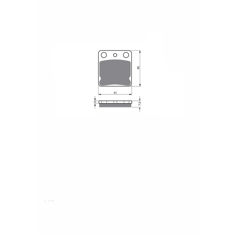 DELTA SEMI-METALLIC BREMSBELAGE MX COMPOUND DAELIM NS 125 OTELLO DLX 00-02-ANGEBOT