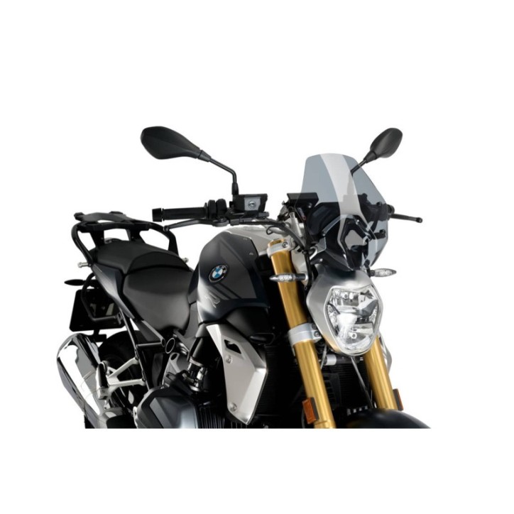 PUIG PARE - BRISE NAKED N.G. SPORT POUR BMW R1250 R 19-22 FUMEE CLAIR