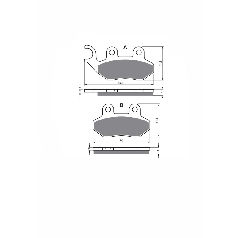 DELTA SINTERBREMSBELAGE KXR COMPOUND GARELLI 125 JOKER 2002-ANGEBOT