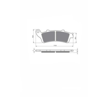 PLAQUETTES DE FREIN FRITES DELTA KXR HONDA PAN EUROPEAN ABS 02-07-OFFER-POST