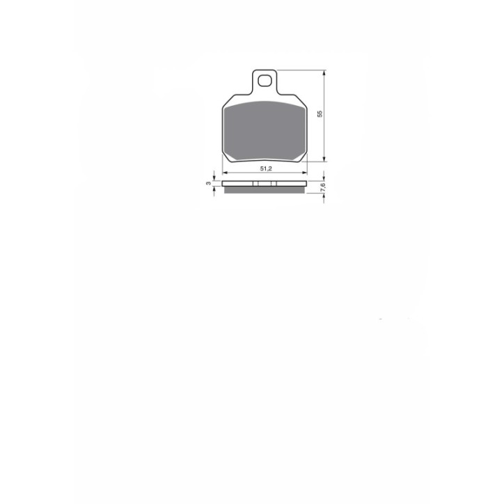 DELTA PASTIGLIA FRENO SINTERIZZATA KXR PER PIAGGIO X9 01-02-OFFERTA