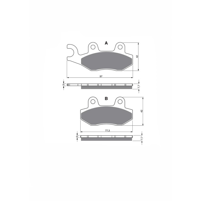 DELTA PASTIGLIA FRENO SINTERIZZATA MESCOLA MXR SUZUKI LT-F 300 FK2 2002-OFFERTA