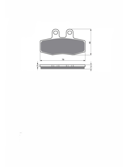 jolly brake semi-metallic brake pad kx fits aprilia 150 scarabeo 99 02 offer sx
