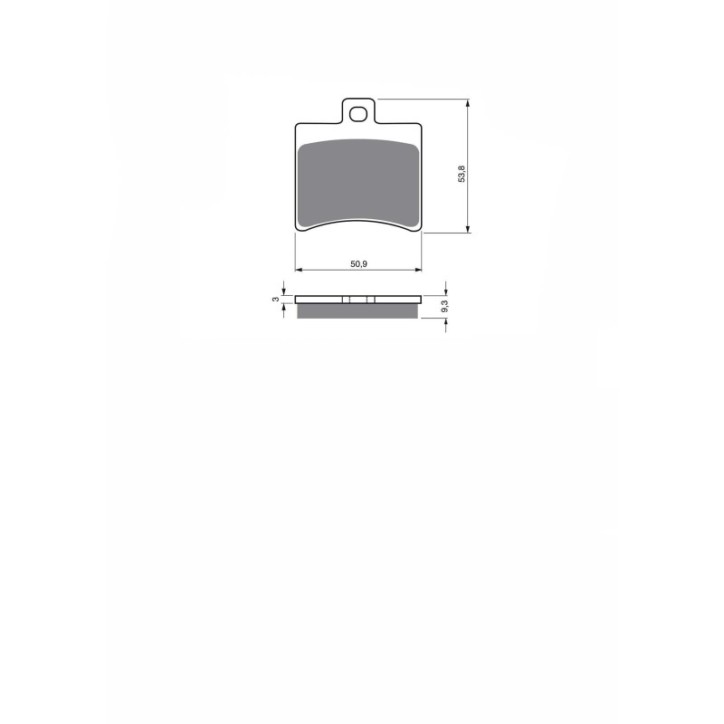 JOLLY BRAKE SEMI-METALLIC BRAKE PAD KX FOR APRILIA 150 SCARABEO 99-02-OFFER-DX